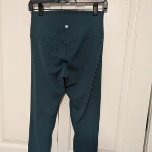 LuluLemon Align Ribbed Leggings Green Size 10